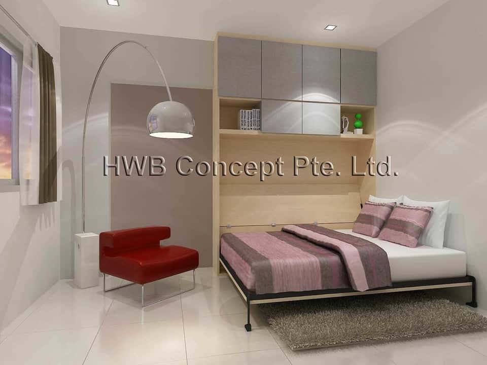 Double Level Hidden Bed Open - In The Night Double Level Hidden Bed Open - In The Night