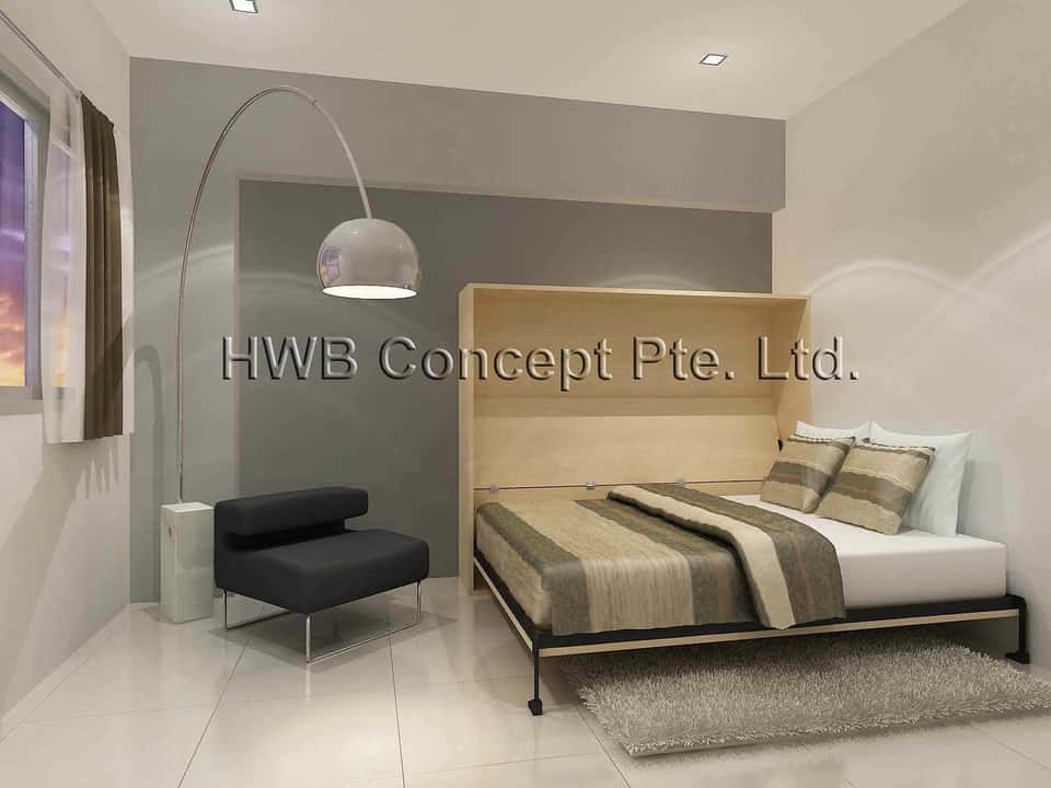 Single Level Hidden Bed - In The Night Single Level Hidden Bed - In The Night